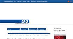 Desktop Screenshot of gs-arbeitsbuehnen.de